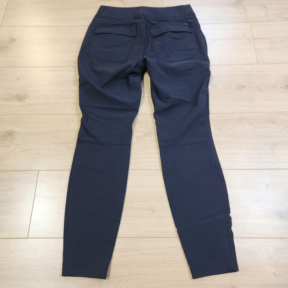Duluth Trading Flexpedition Pants Womens 6 Black Stretch Pull On Skinny Workwear - Picture 2 of 10